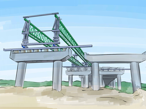 江西吉安架橋機廠家架橋機過孔的步驟